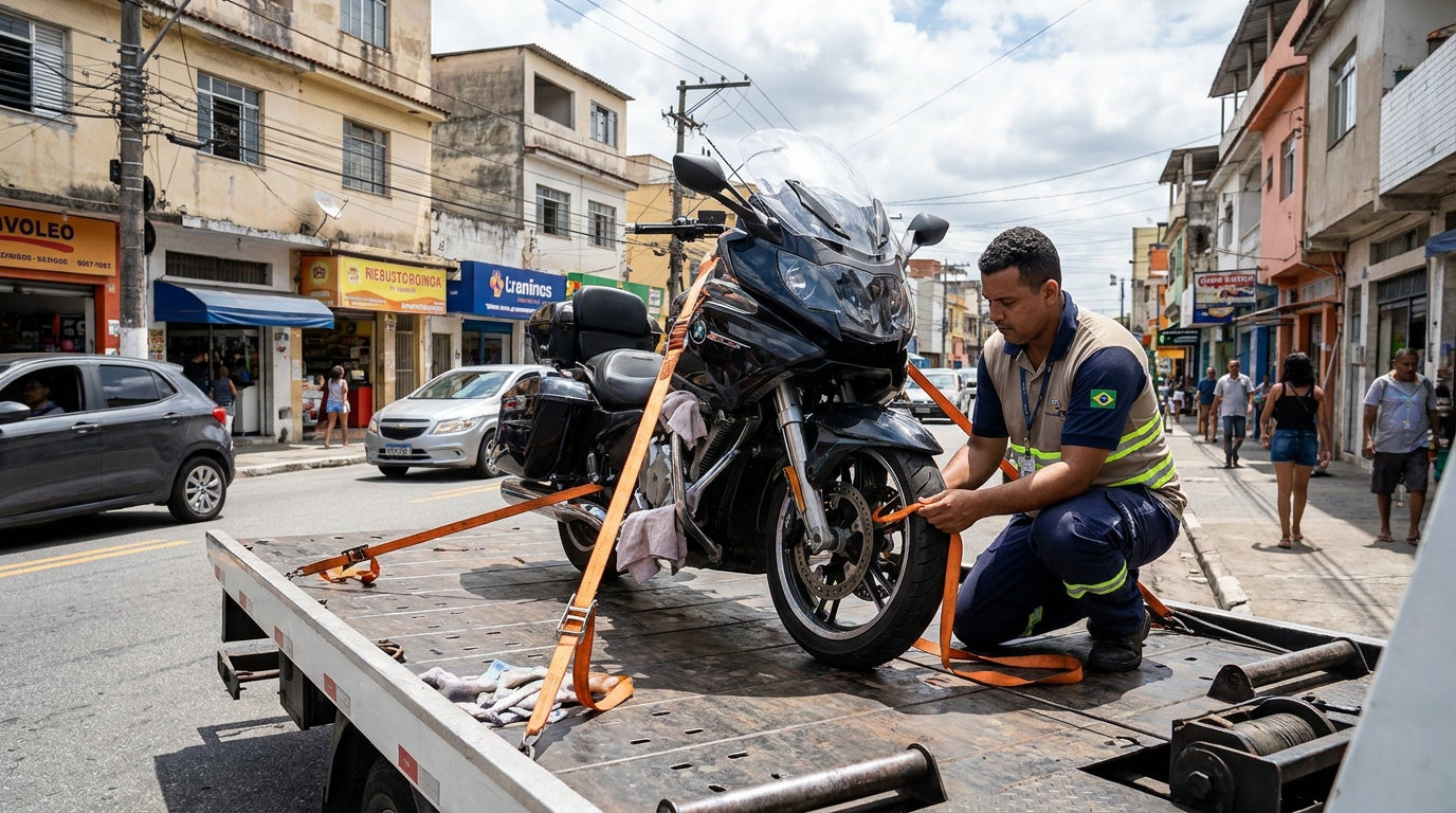 Remoção de Moto em Pane em Araraquara‑SP